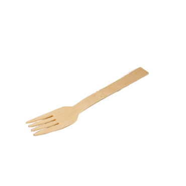 Bamboo fork - biodegradable and eco-friendly disposable cutlery.