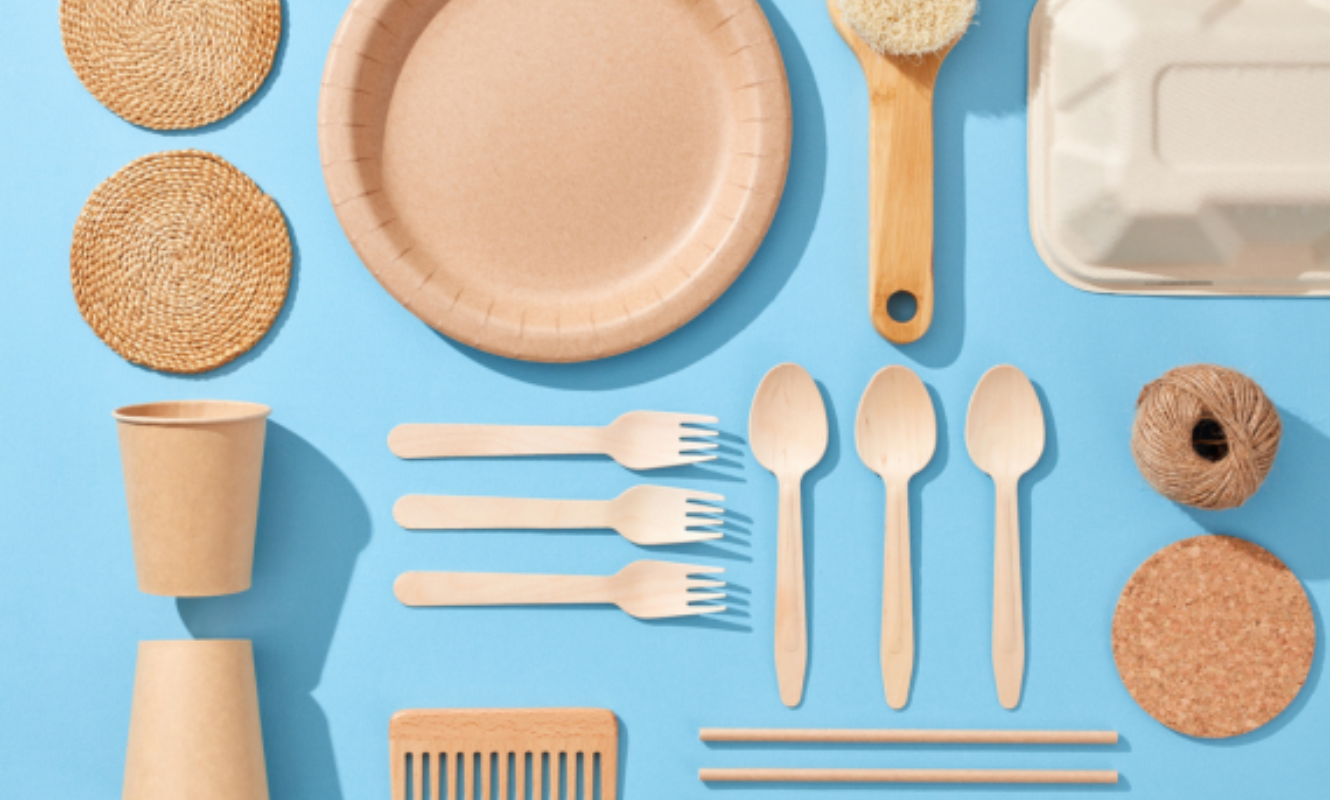 Eco-Friendly Bamboo Cutlery and Sustainable Tableware Set