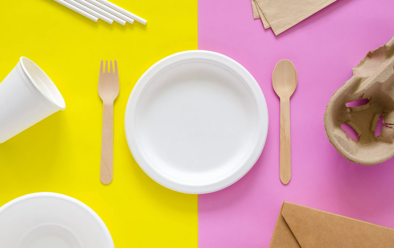 Sustainable Eco-Friendly Disposable Kitchenware Set