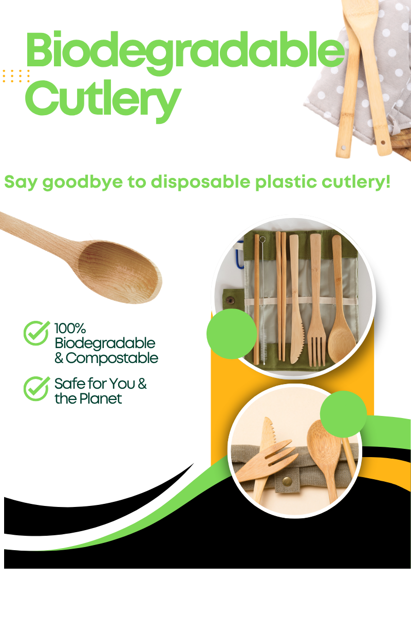 Biodegradable Bamboo Cutlery Set: An Eco-Friendly Choice