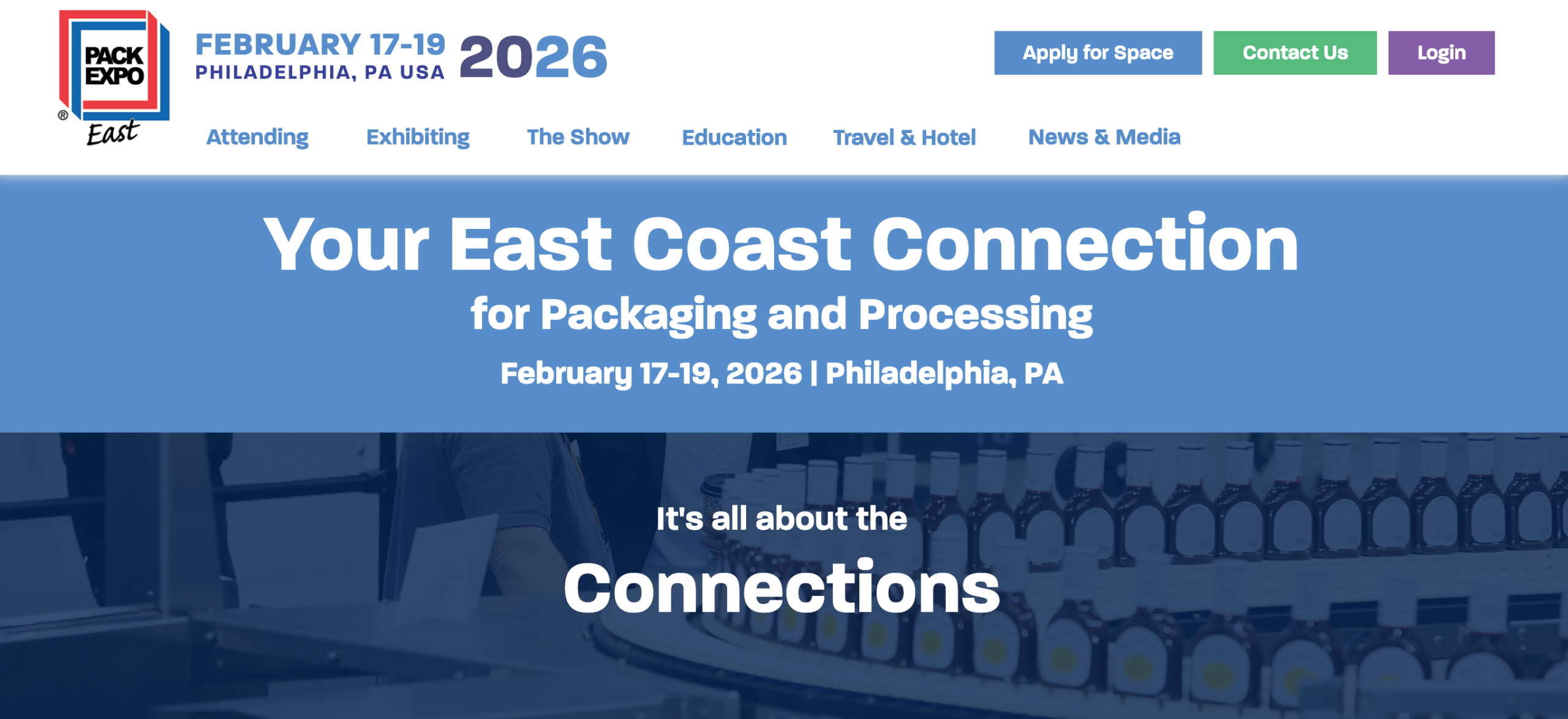 Pack Expo East 2026: Your East Coast Connection for Packaging and Processing