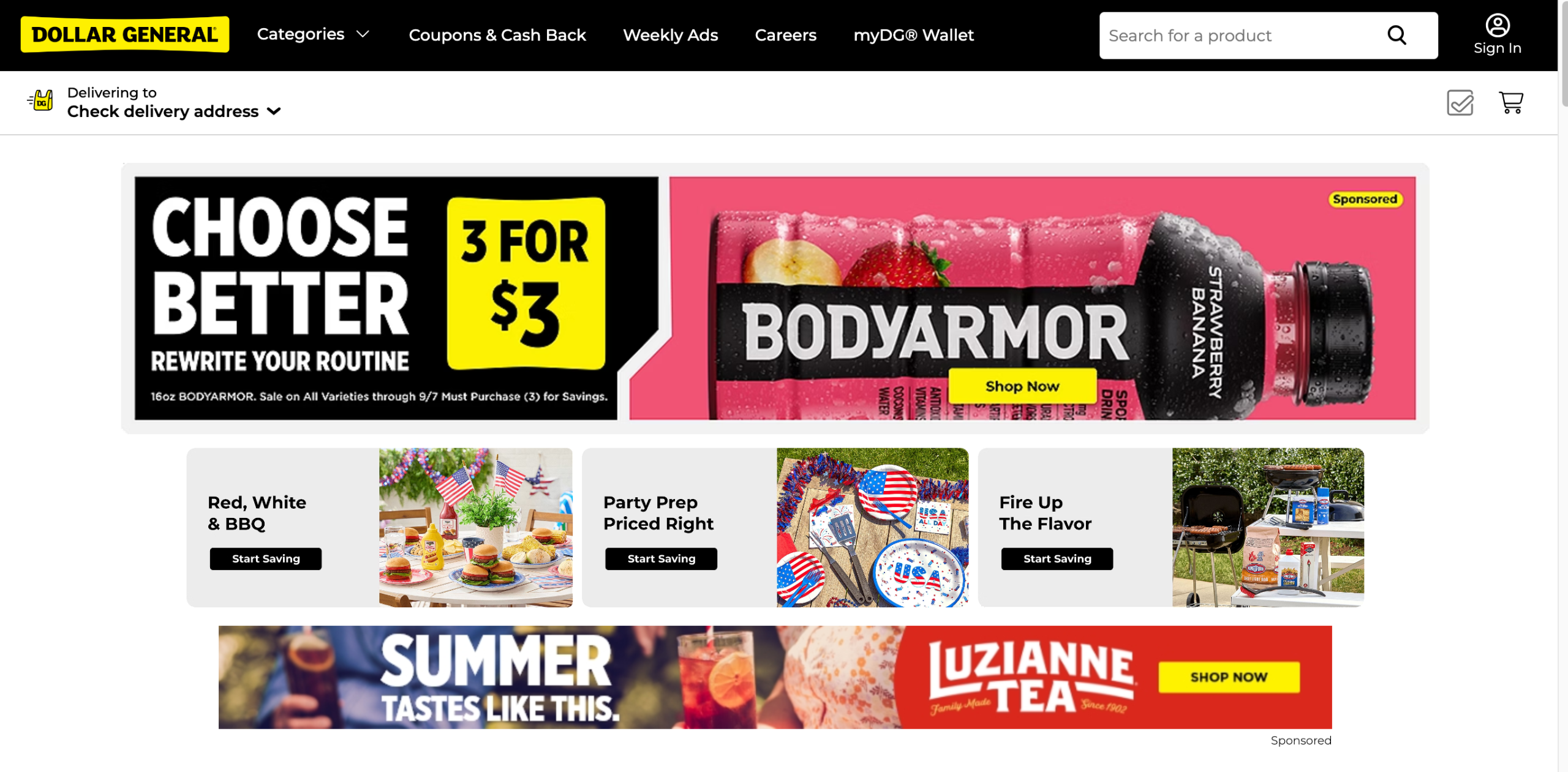 Dollar General Deals – BODYARMOR, BBQ Essentials & Summer Savings