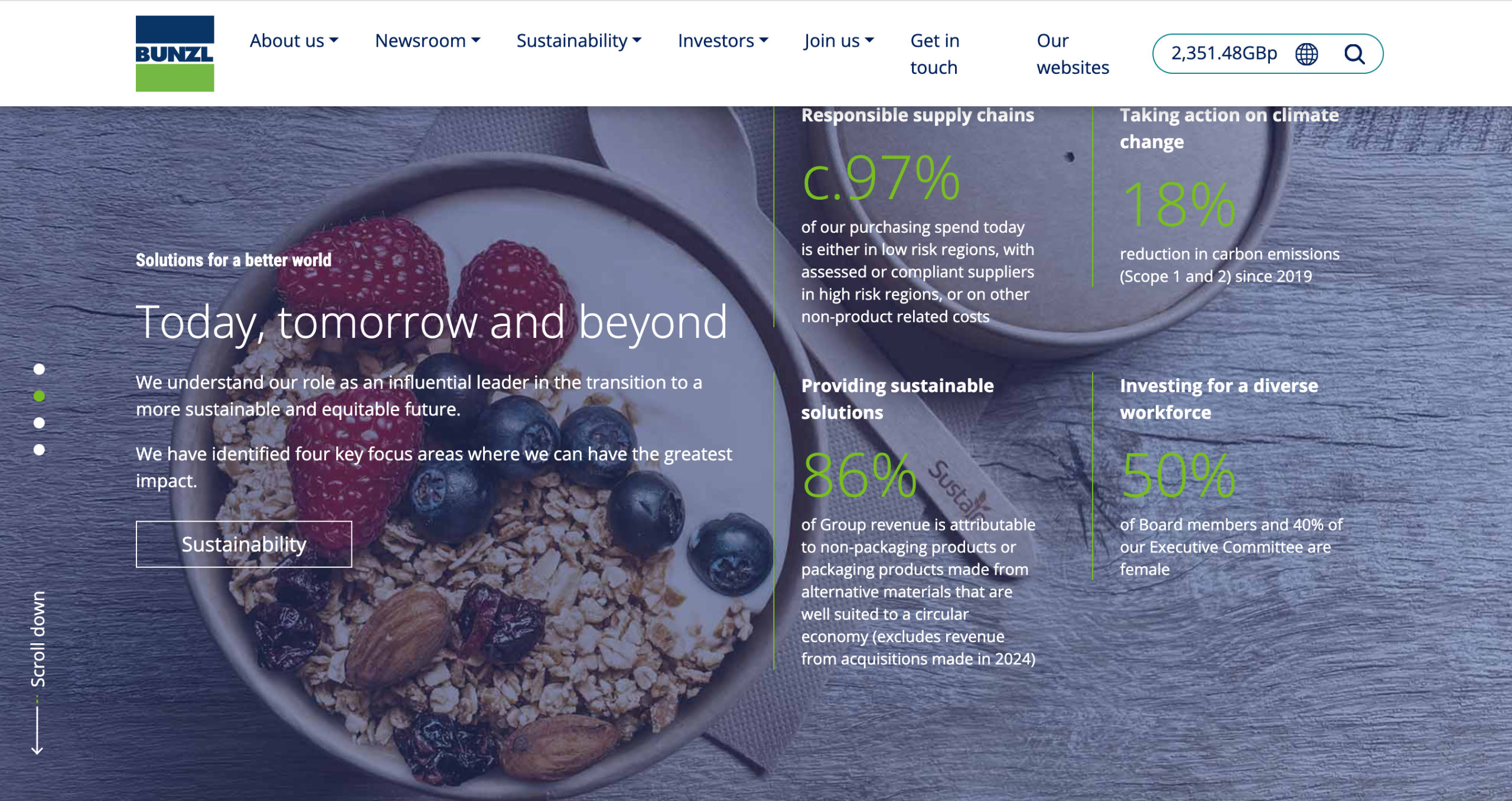 Bunzl – Sustainable Supply Chain Solutions for a Better Futures