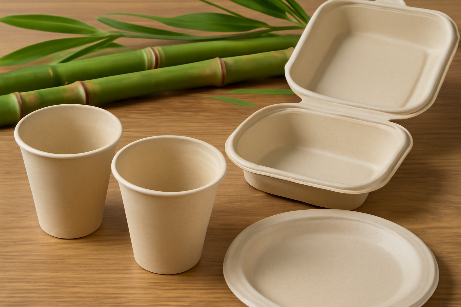 Eco-Friendly Bamboo-Based Disposable Packaging