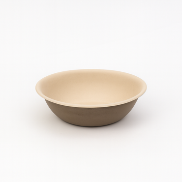 16oz disposable bamboo bowl for small meals and takeout