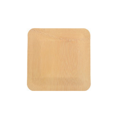 Square bamboo plate – compostable party plate for weddings and bulk supply