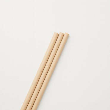 Eco-friendly bamboo fiber straws, perfect for sustainable drinking.