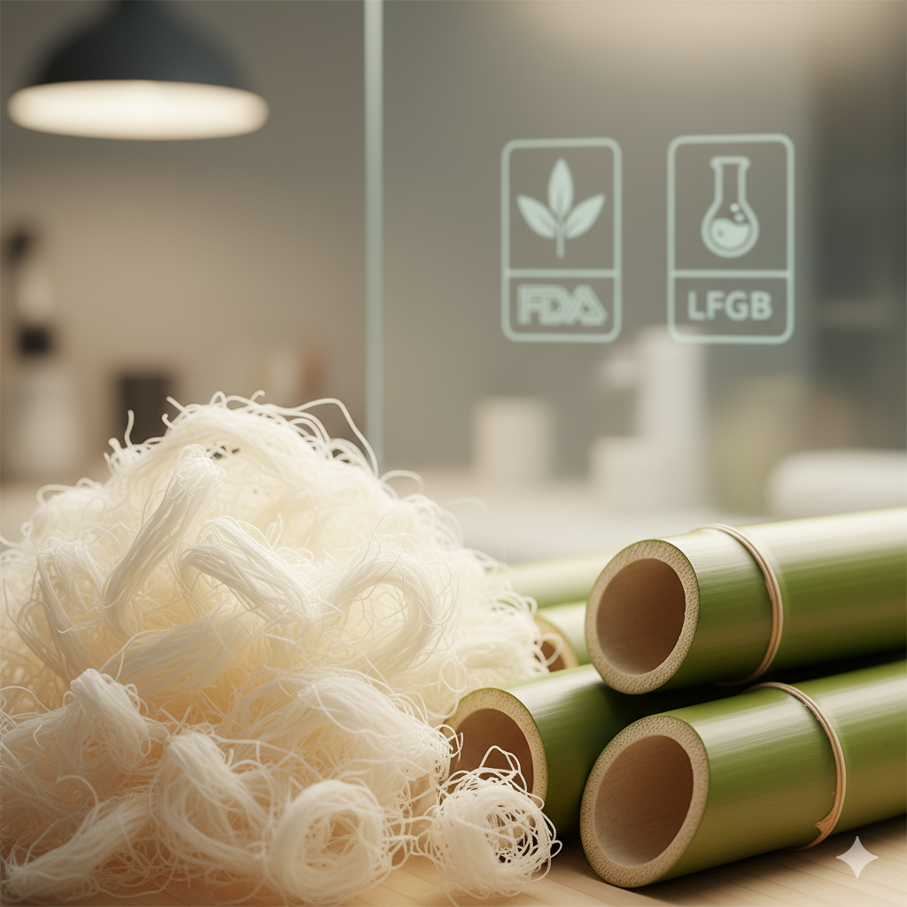 Certified Bamboo Fiber Materials for Safe Disposable Tableware