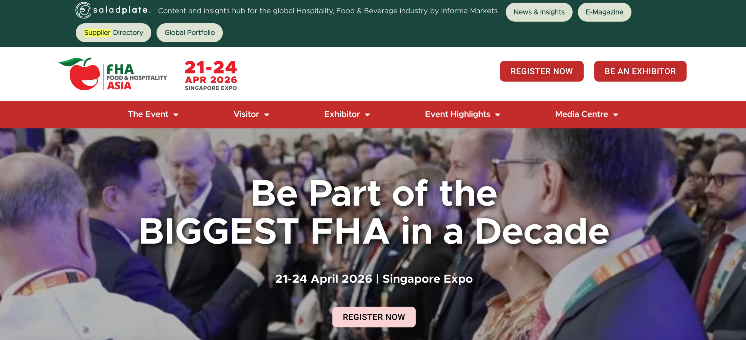 FHA 2026 – Asia’s Premier Food & Hospitality Trade Show in Singapore.