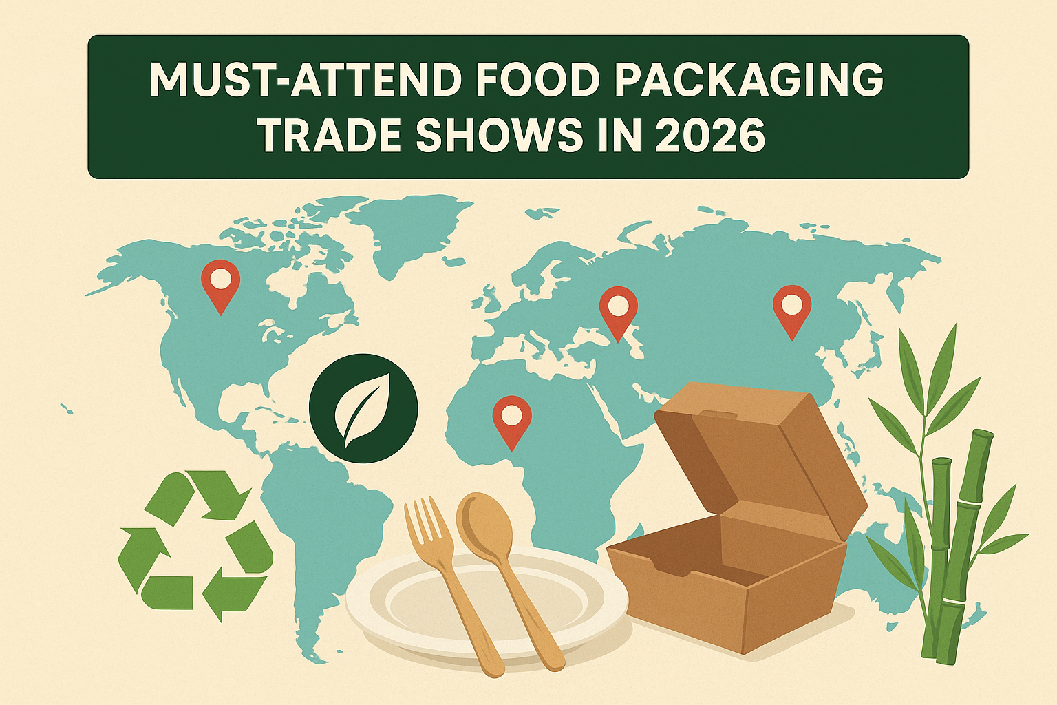 Must-Attend Food Packaging Trade Shows in 2026 – Focus on Sustainability and Eco-Friendly Solutions.