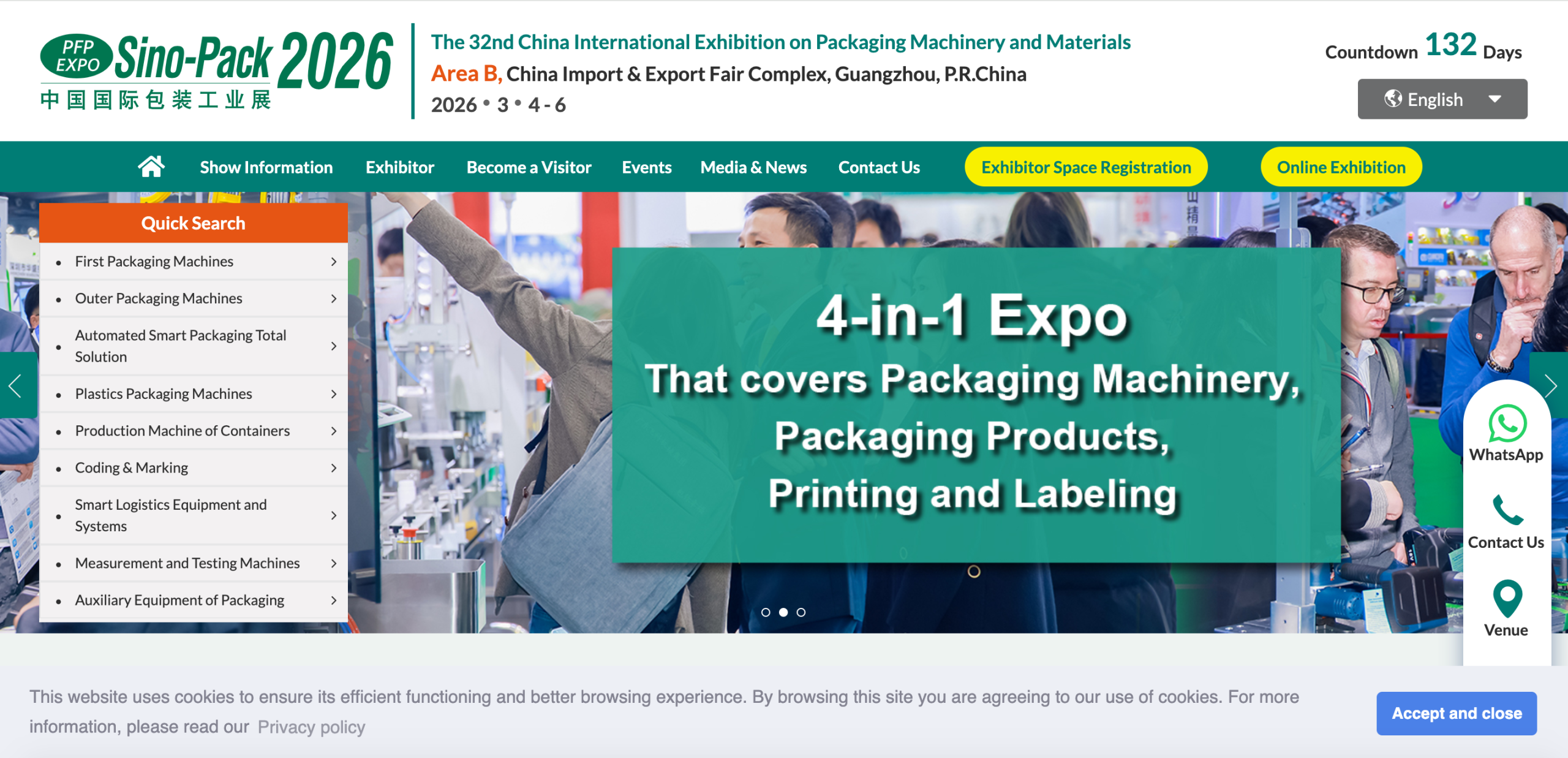 Sino-Pack 2026 – Leading Packaging Machinery and Materials Exhibition in Guangzhou.