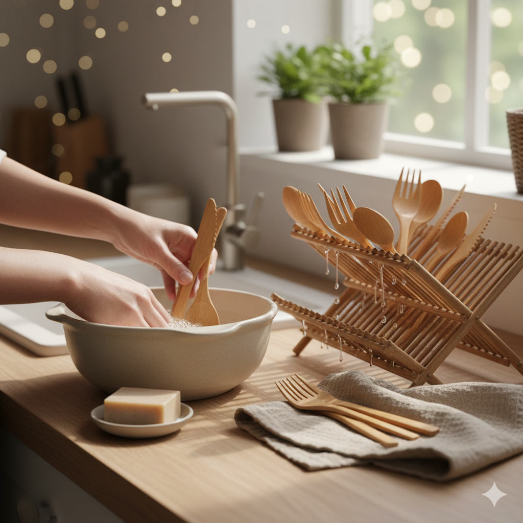 How to Clean and Maintain Bamboo Utensils