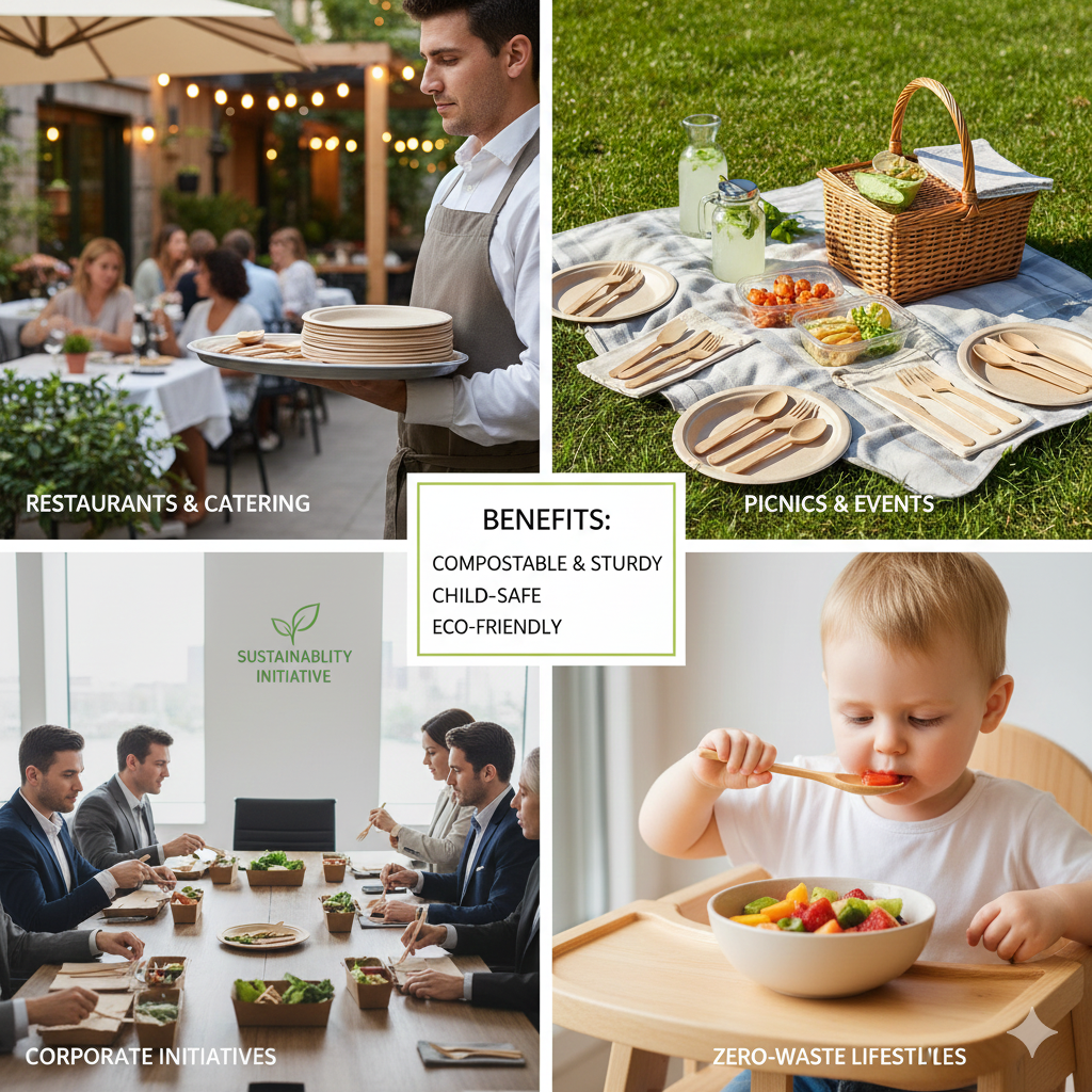 Eco-Friendly Bamboo Cutlery Applications – Restaurants, Events, Corporations & Zero-Waste Living