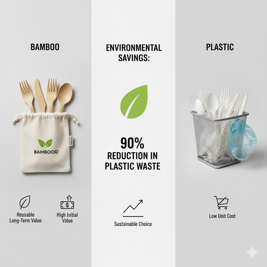 Cost-Effective Eco-Friendly Bamboo Utensils