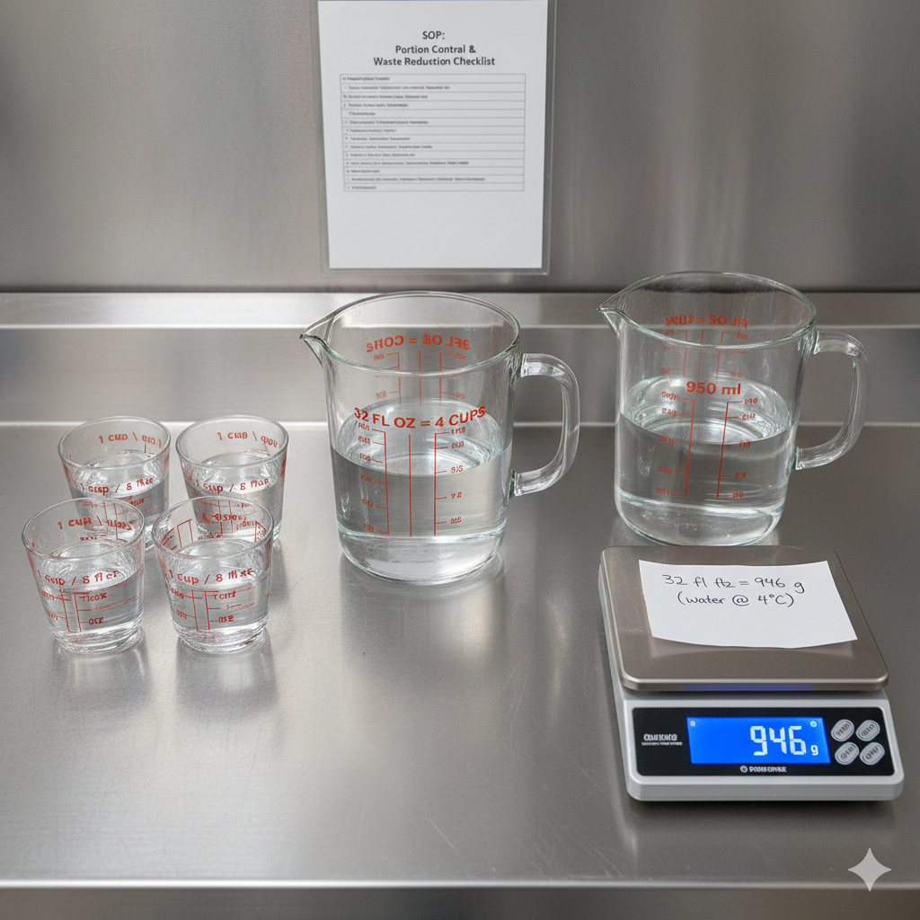 Accurate Ways to Measure 32 oz in Foodservice Operations