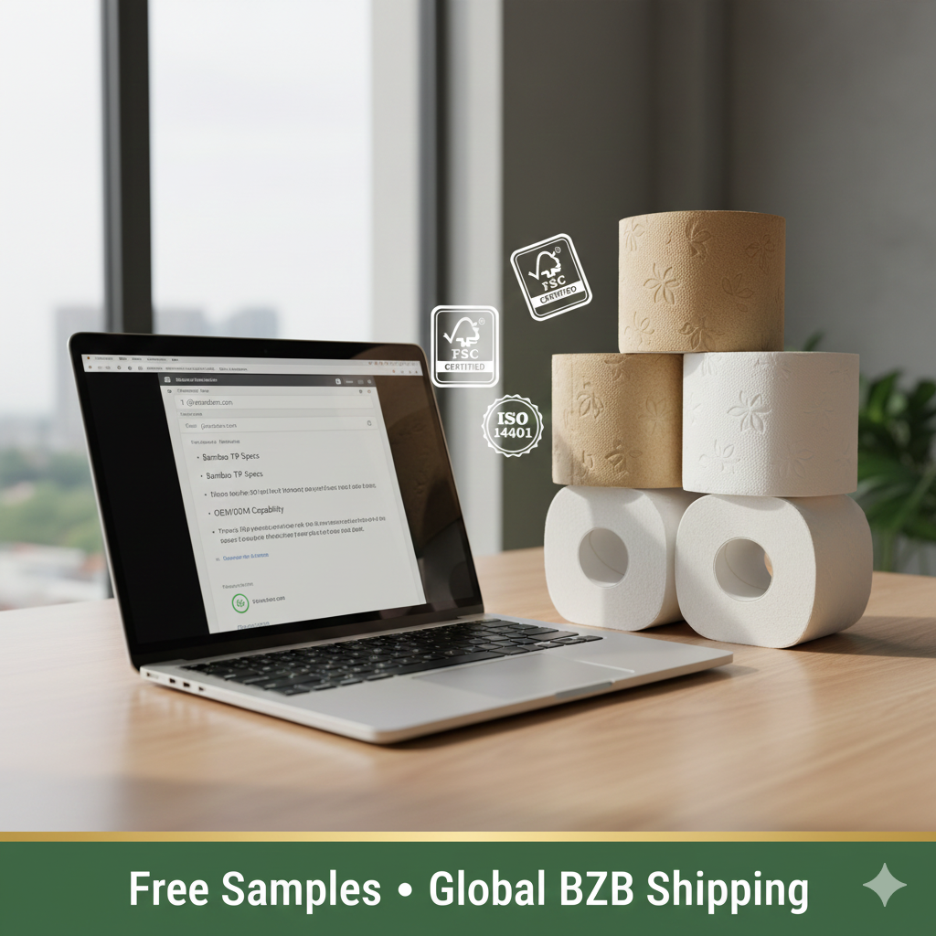 Certified Bamboo Toilet Paper – OEM Supplier with Free B2B Samples and Global Shipping