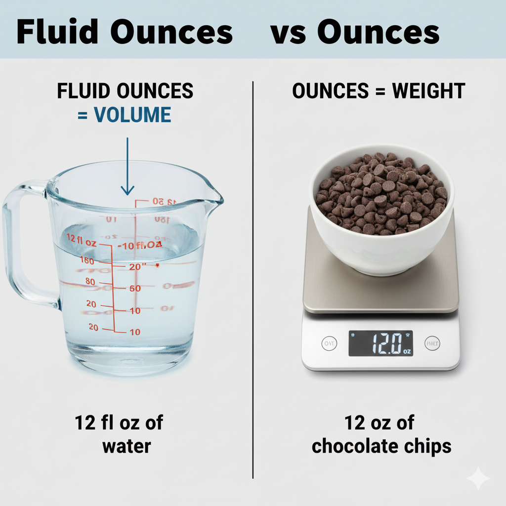 Fluid Ounces vs Ounces – What’s the Difference? (12 oz Examples)