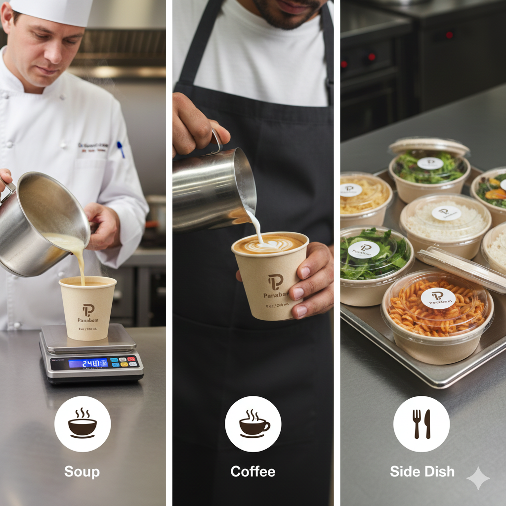 Foodservice Use Cases for 8 oz Bamboo Fiber Cups