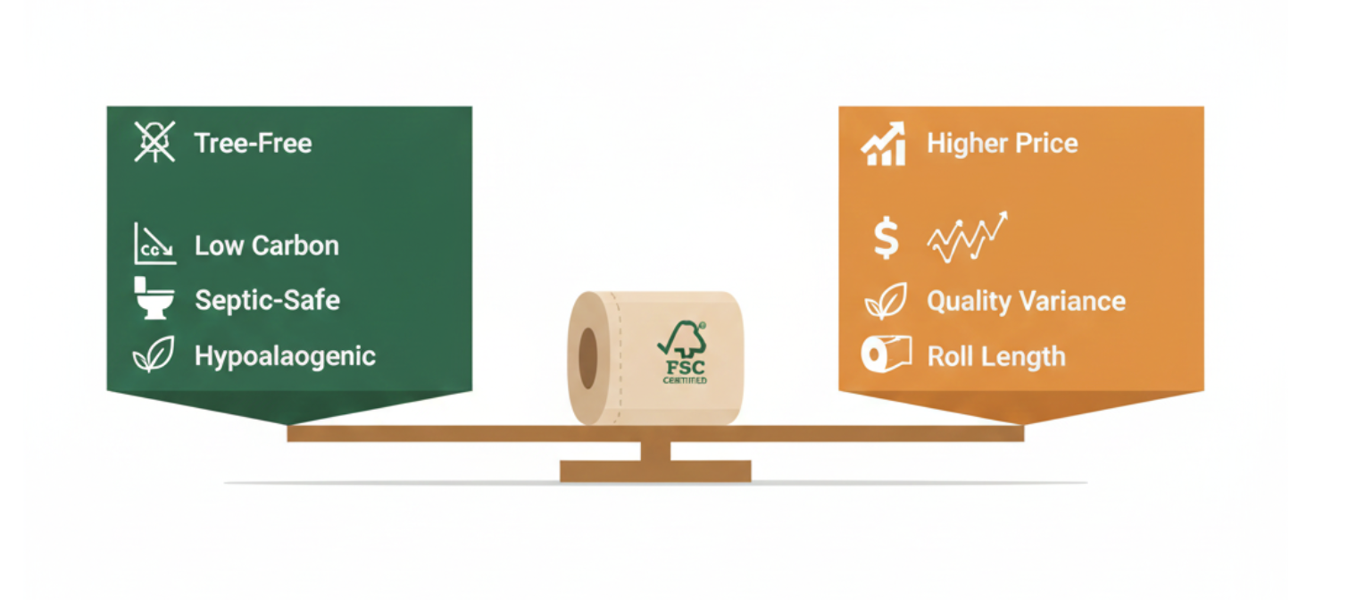 Pros and Cons of Bamboo Toilet Paper – What B2B Buyers Should Know