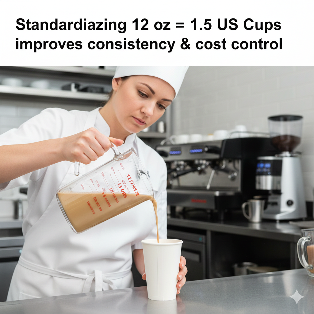 Standardizing 12 oz = 1.5 Cups – Portion Control in Commercial Food Service