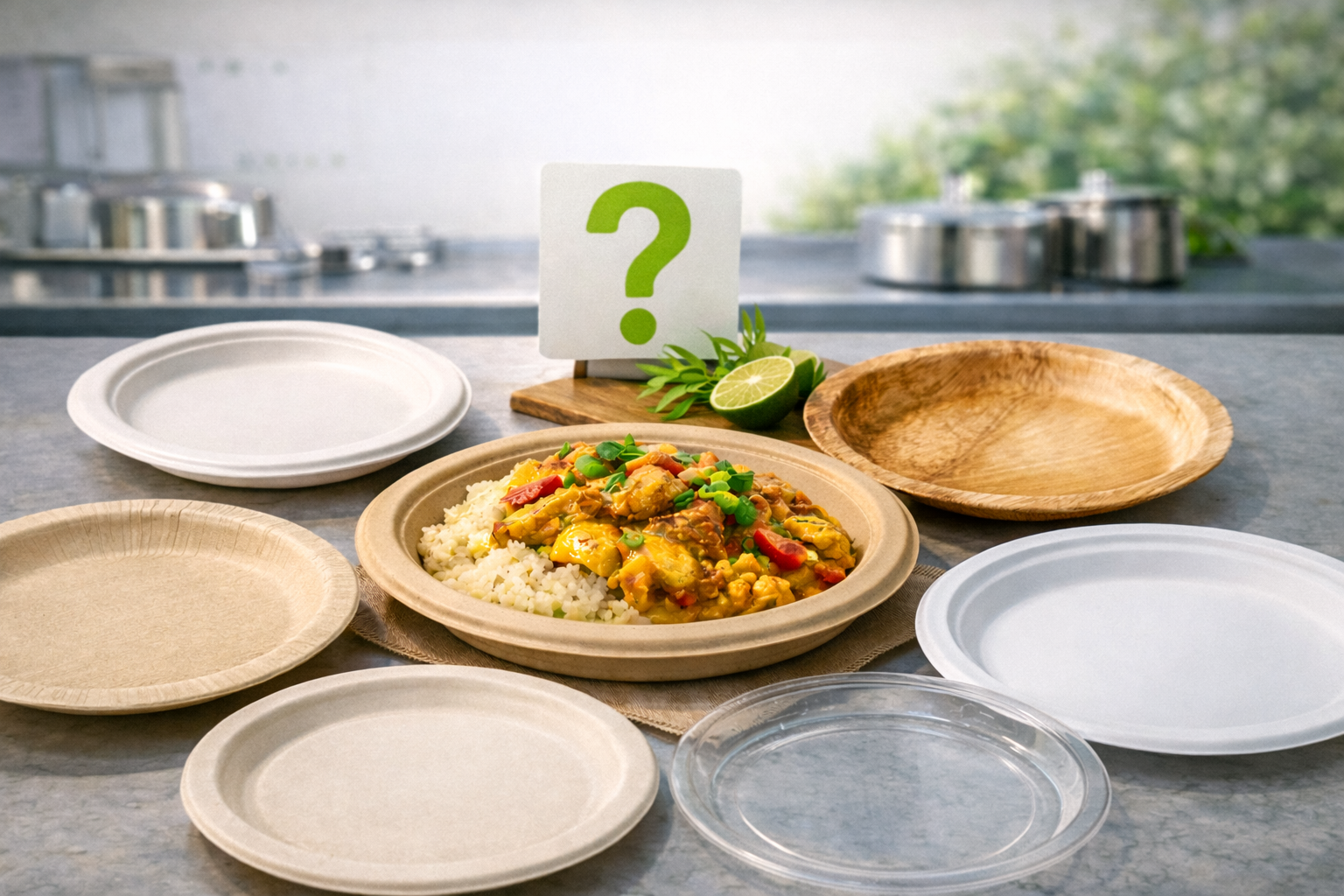 Which Material Makes the Best Disposable Dinner Plate? Comparing Bamboo Fiber, Bagasse, Paper, and Plastic