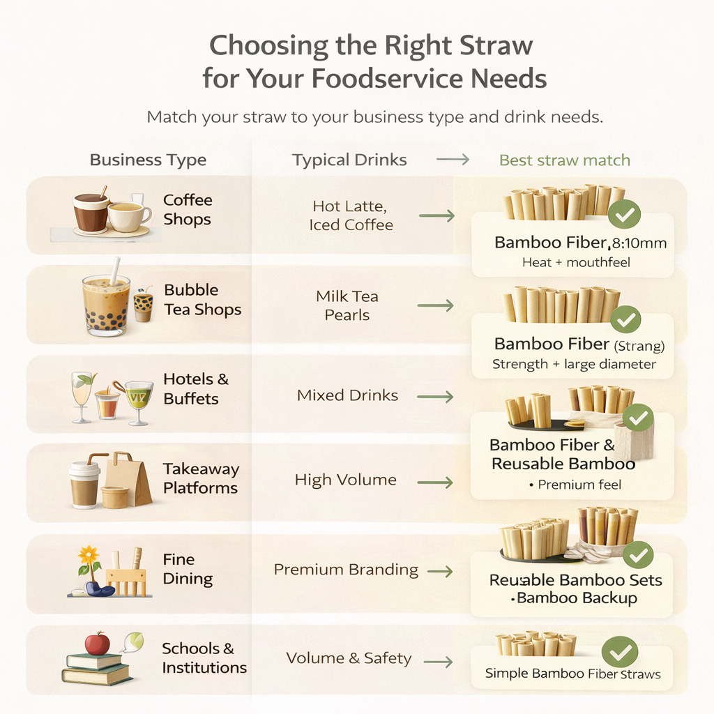 Choose the Right Straw: B2B Decision Matrix by Business Type
