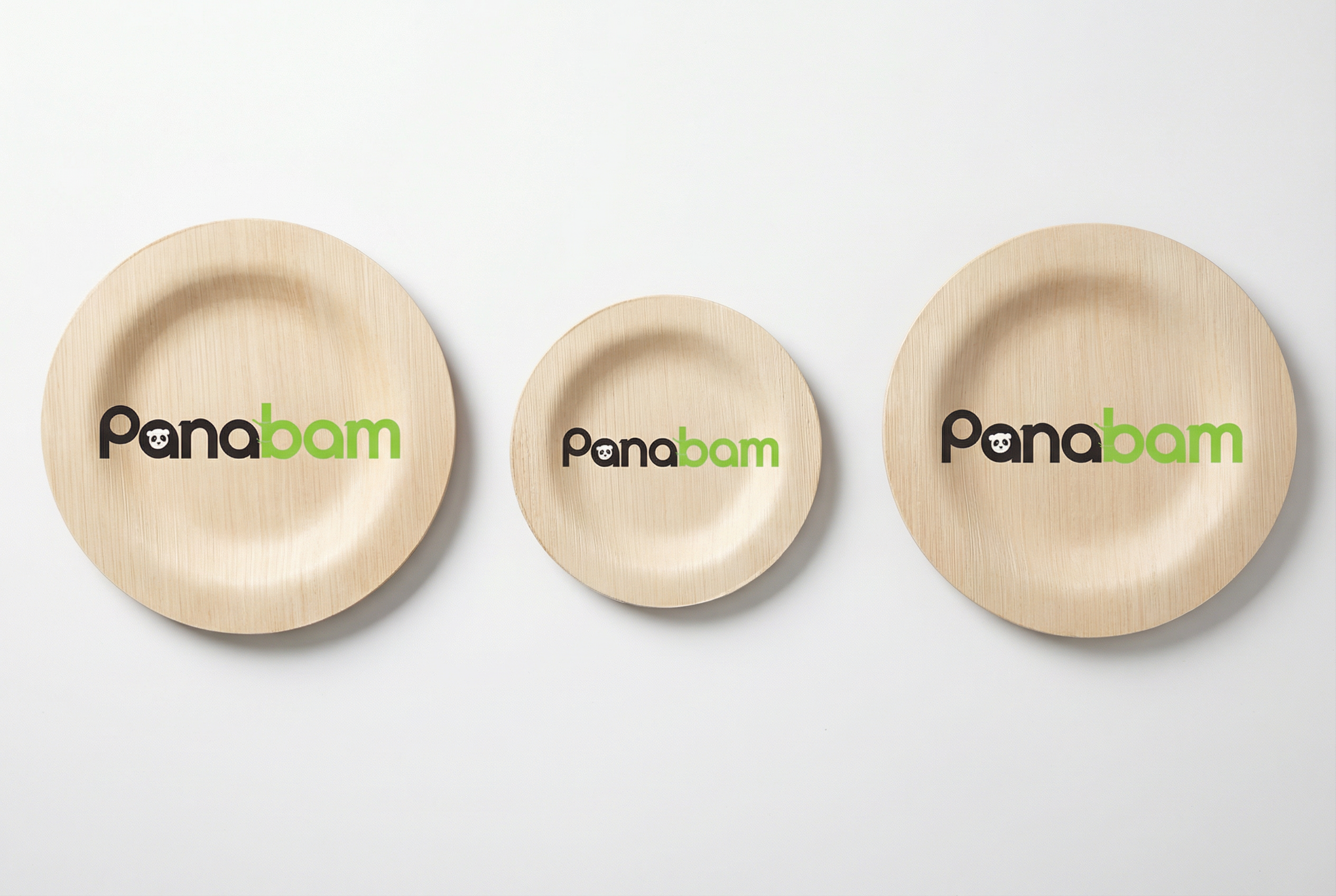 Panabam Pressed Bamboo Veneer Plates – 7/9/10 Inch (Premium Event Use)