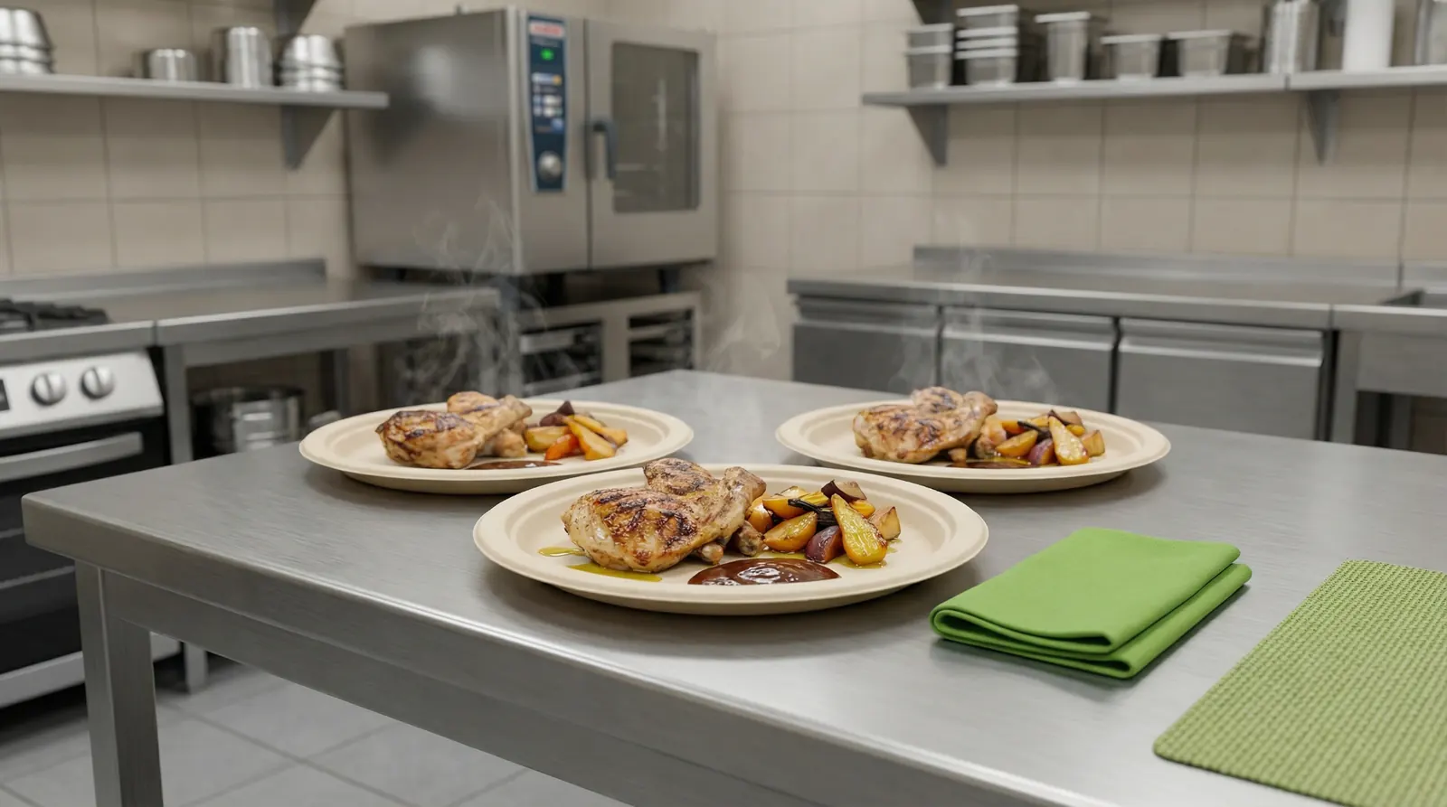 PFAS-free disposable plates for restaurants, catering, and wholesale foodservice buyers