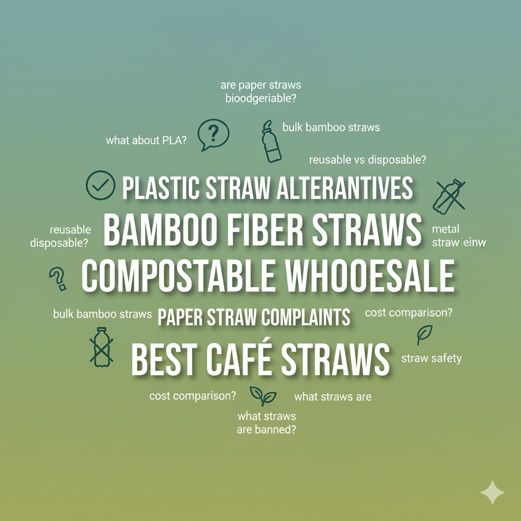 Top Questions About Plastic Straw Alternatives: Bamboo Fiber, Compostable, Wholesale