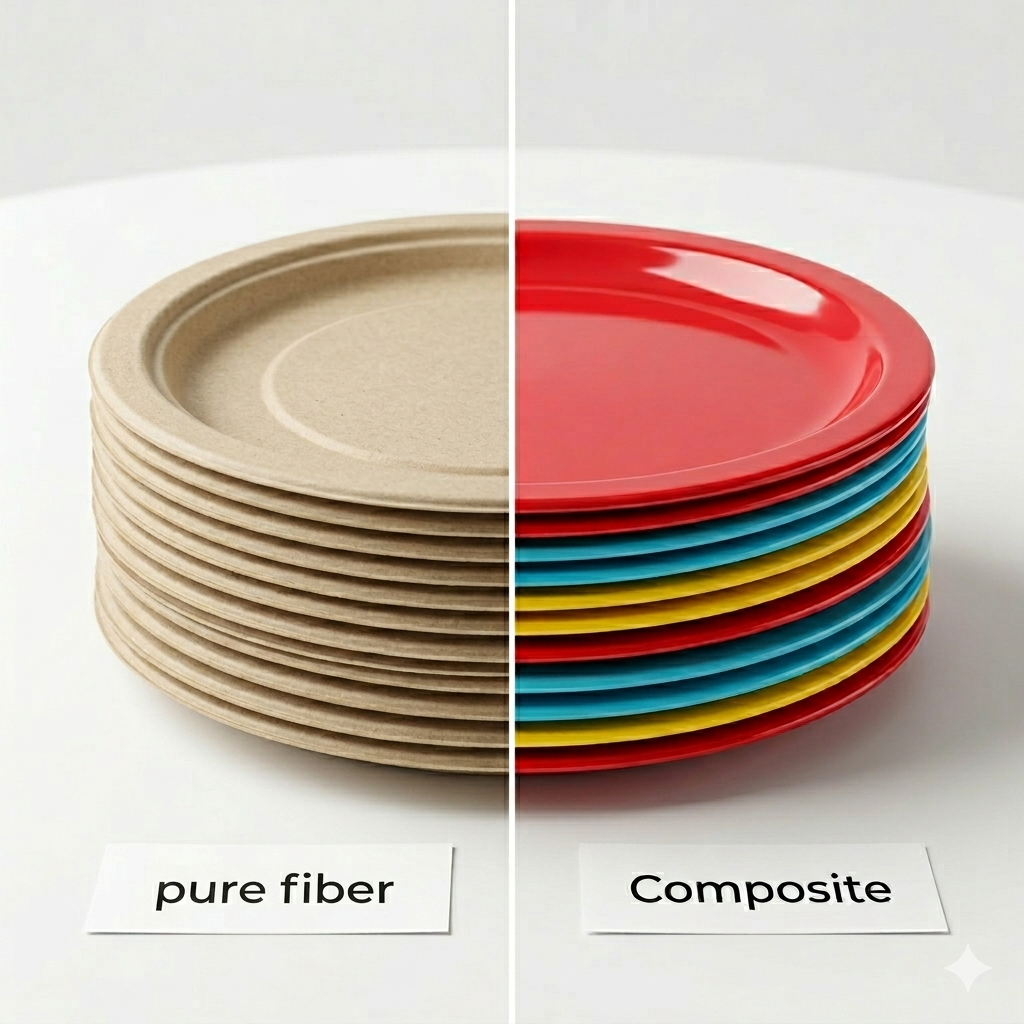 bamboo fiber plates vs colorful plastic plates comparison eco friendly tableware