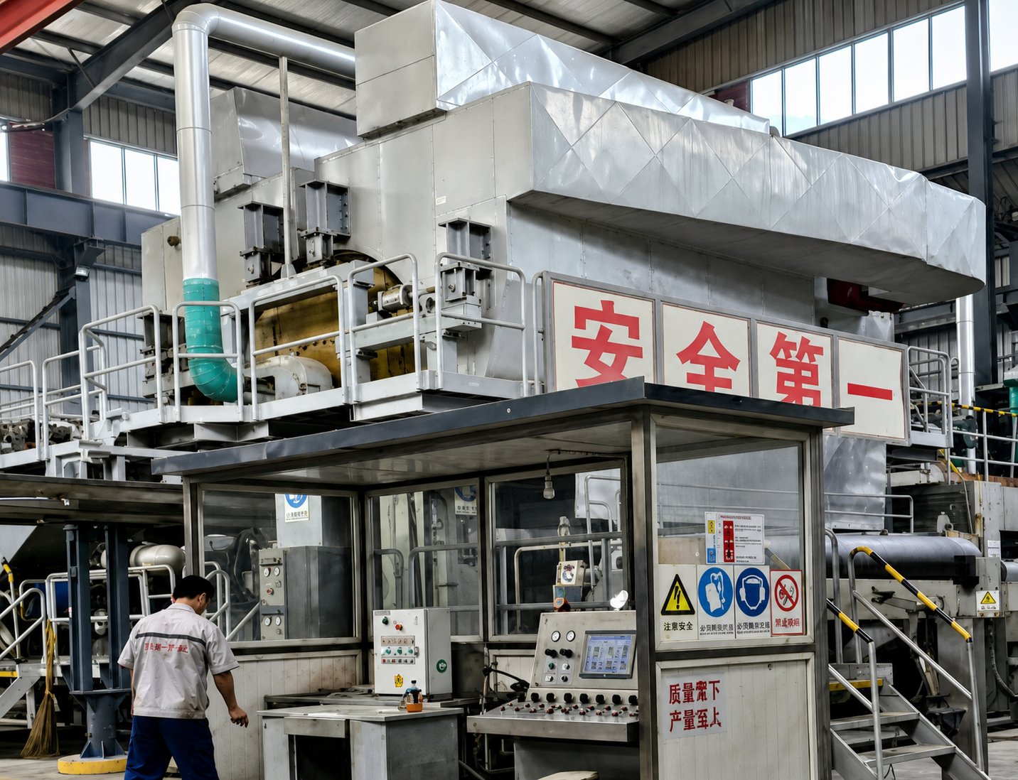 Large production equipment for food packaging manufacturing and daily production capacity support