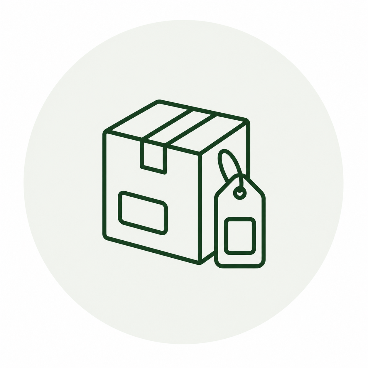 OEM and private label packaging support icon for custom branding and wholesale projects