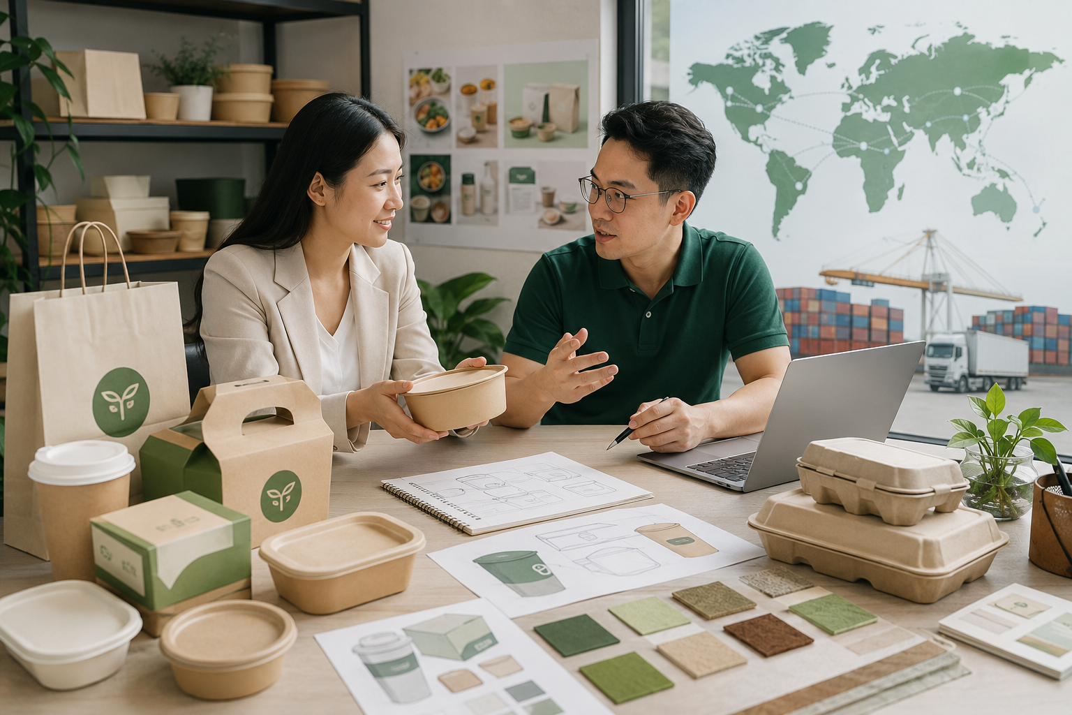 Panabam supports plant-based food packaging projects with product matching, customization and export service