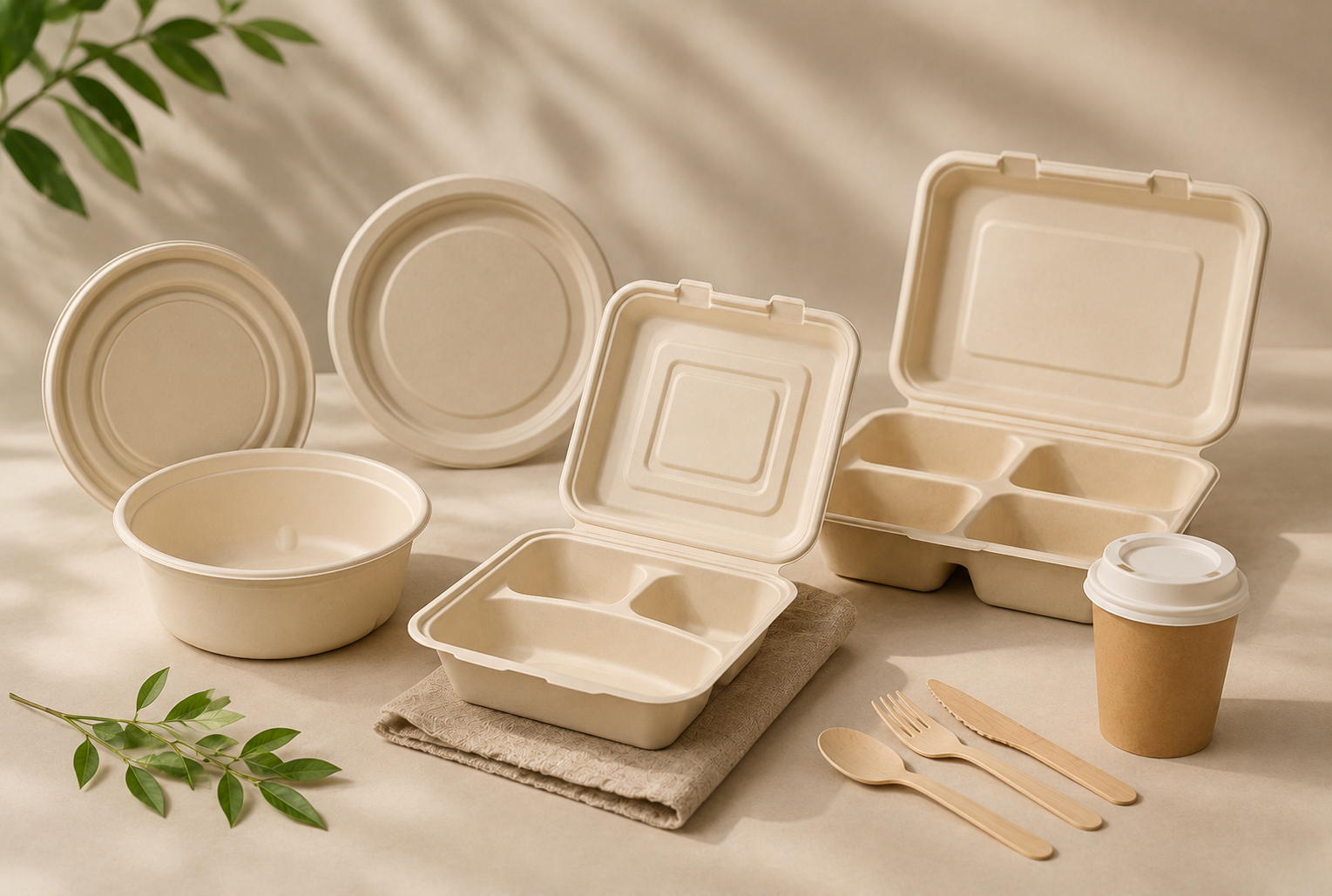 Sustainable bamboo fiber food packaging solutions for food brands, importers and distributors by Panabam