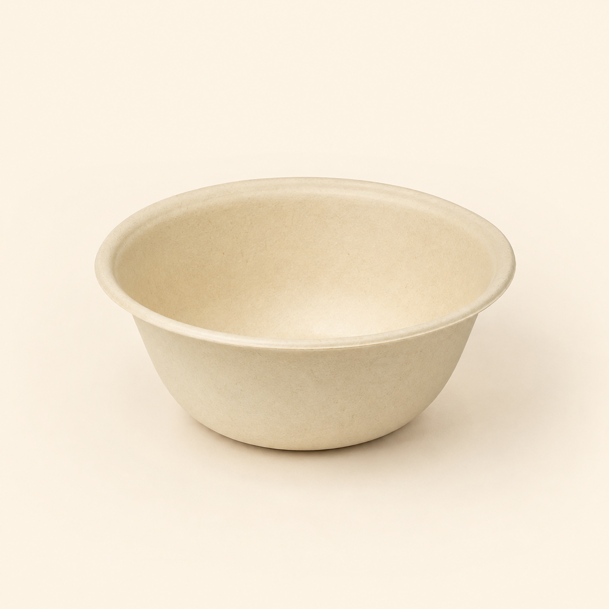 300 ml bamboo fiber disposable bowl for desserts, snacks and side dishes