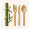 Bamboo and wooden disposable cutlery options for commercial foodservice