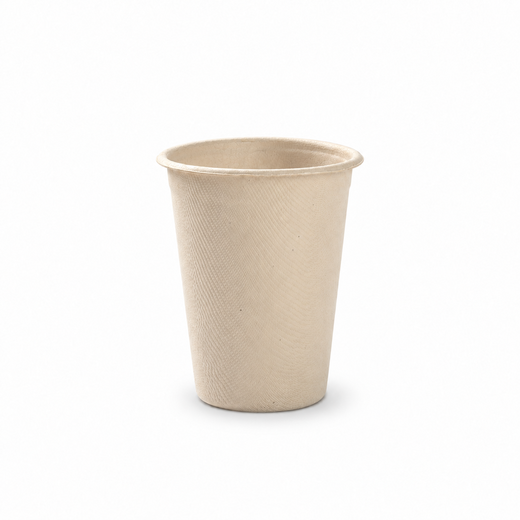8 oz 250 ml molded bamboo fiber cup for coffee and takeaway drinks