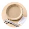 Food-contact testing and document support for disposable plates and trays